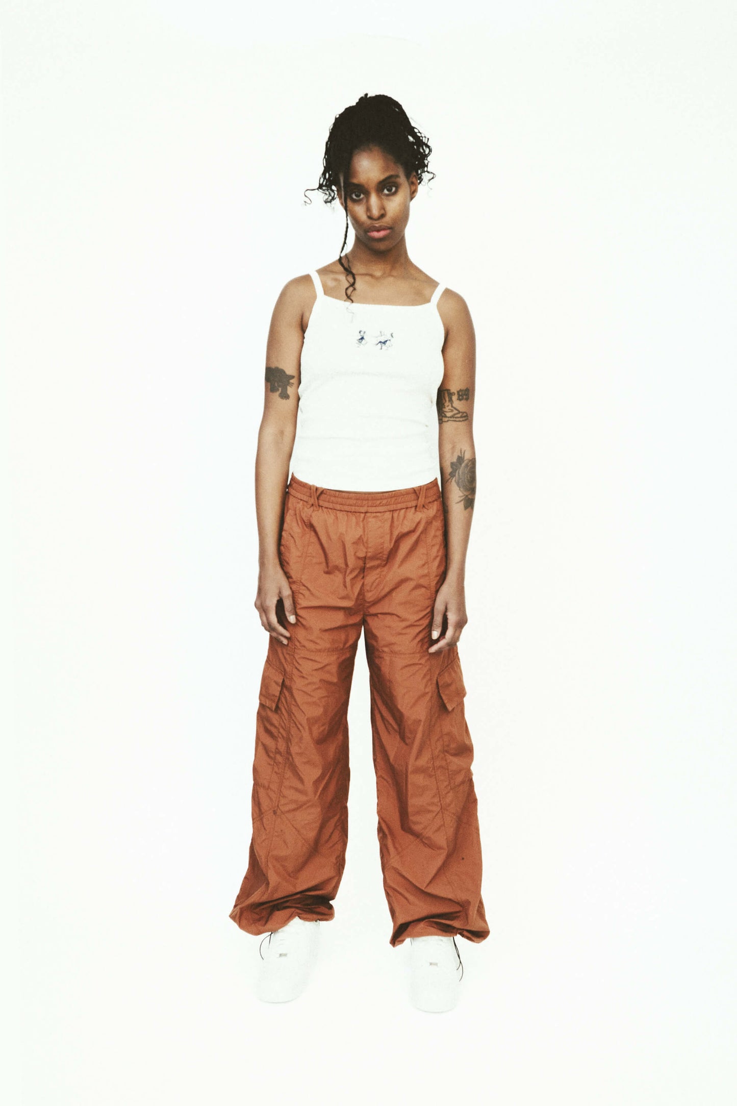 Camisole Singlet - White