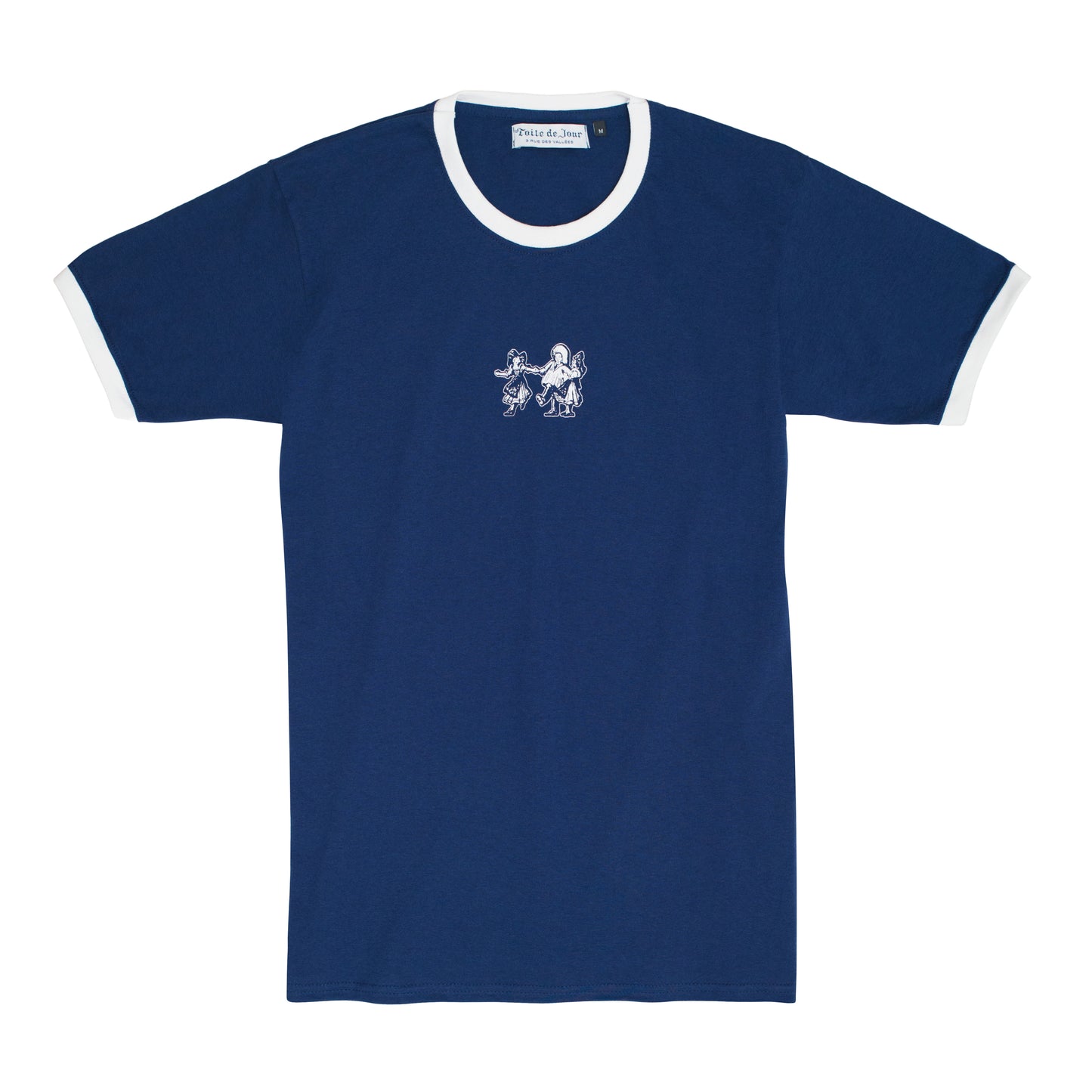Ringer Tee - Navy