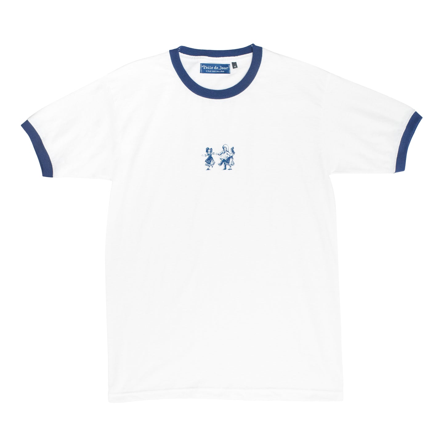 Ringer Tee - White
