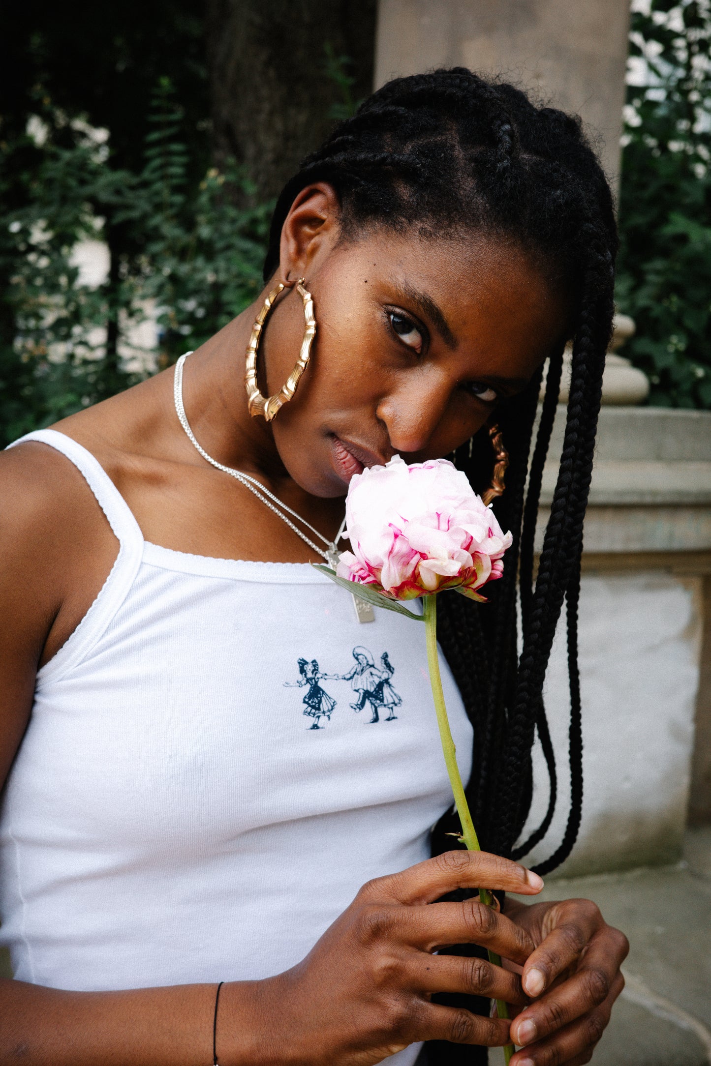 Camisole Singlet - White